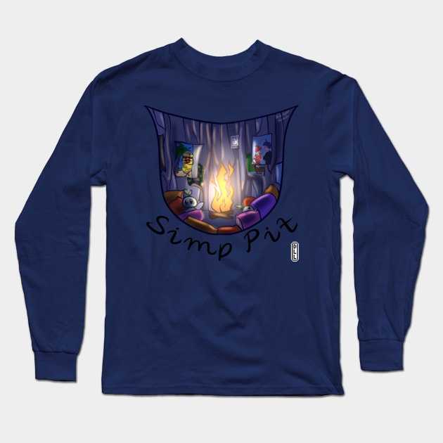 Simp Pit Long Sleeve T-Shirt by darklightlantern@gmail.com